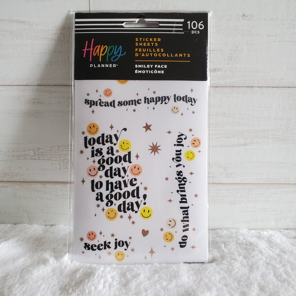 The Happy Planner Smiley Face Stickers